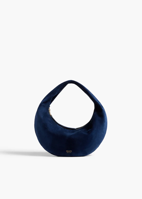 Mini Olivia Hobo in Midnight Navy Suede
