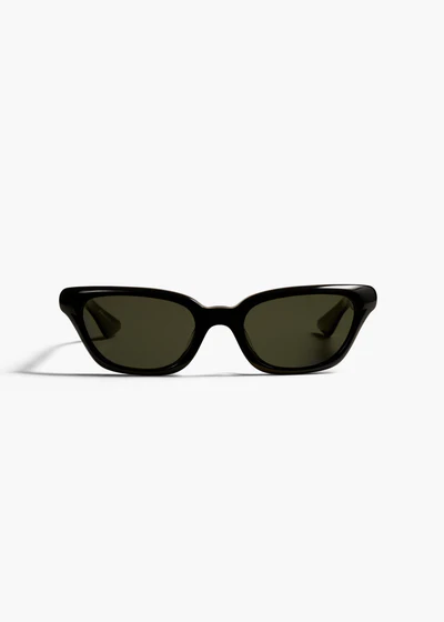 aokiboutique x Oliver Peoples 1983C in Black Front View