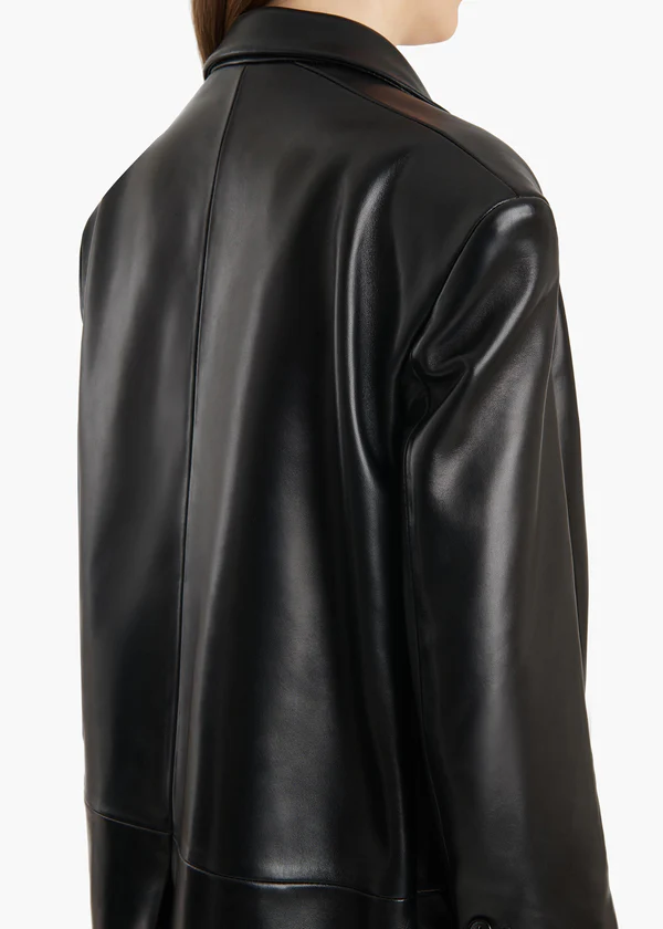 PALTO JACKET BLACK LEATHER 62311012 200 E