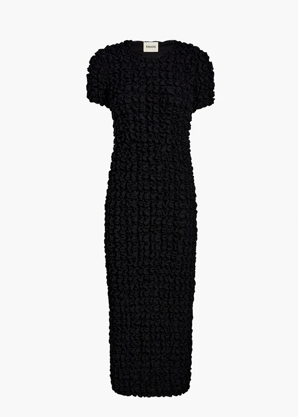 Perry Dress in Black Silk