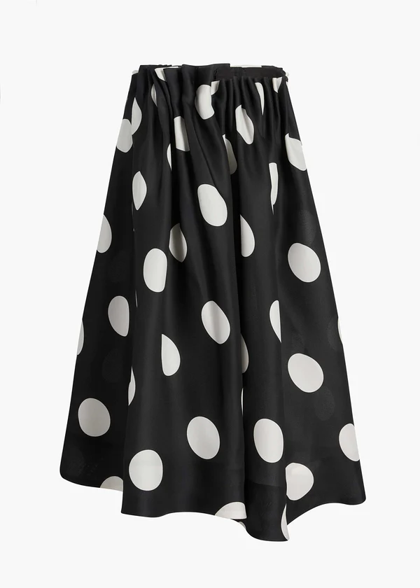 RILEY SKIRT LARGE DOT BLACK 41823020 661 GHOST
