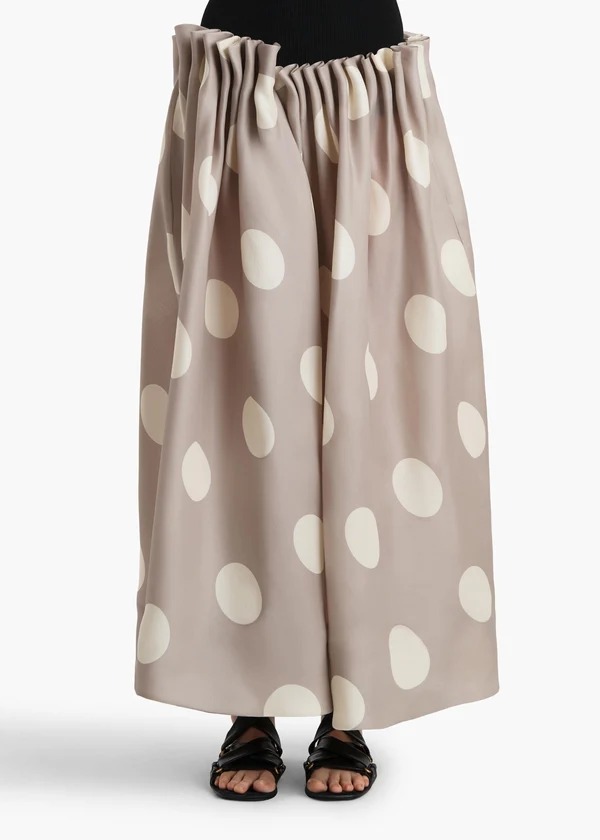 RILEY SKIRT LARGE DOT TEA STAIN 41823020 660 B