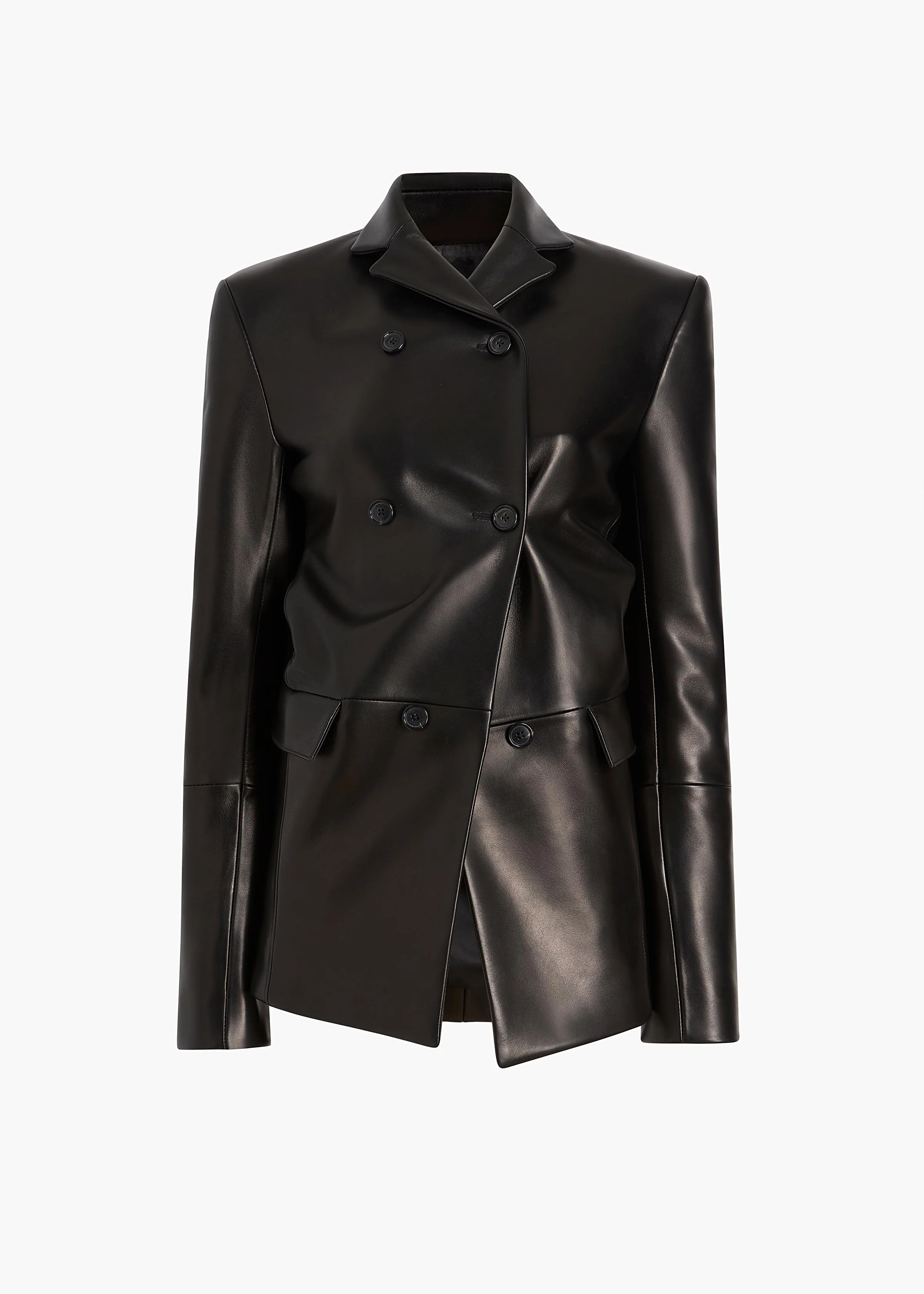 ROLO JACKET BLACK LEATHER 62481012 200 GHOST