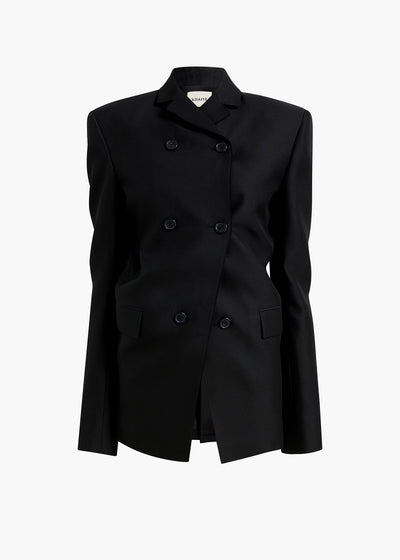 ROLO JACKET BLACK SILK CADY 6248582 200 GHOST