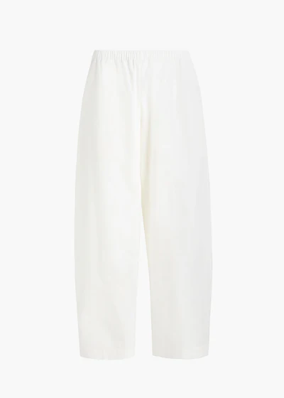 ROMA PANT CHALK POPLIN 3212195 168 GHOST