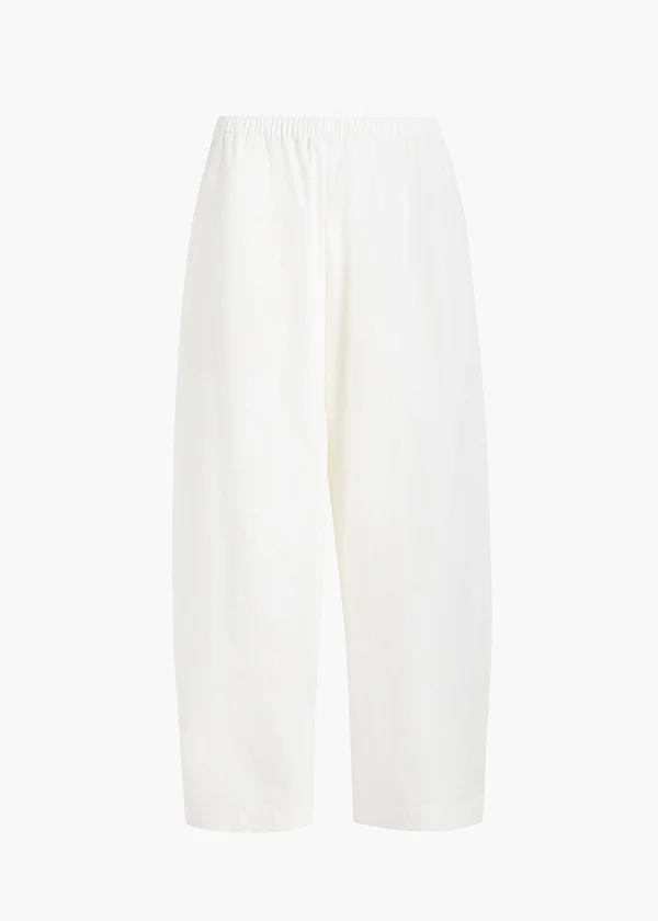 ROMA PANT CHALK POPLIN 3212195 168 GHOST