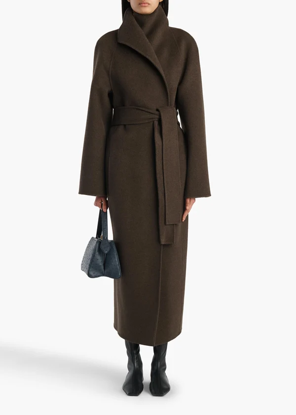 ROMARE COAT ARMY MELANGE 7159547 716 A STYLED