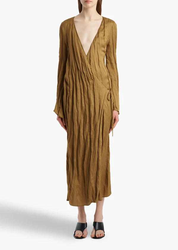 Rommi Dress in Golden Ochre