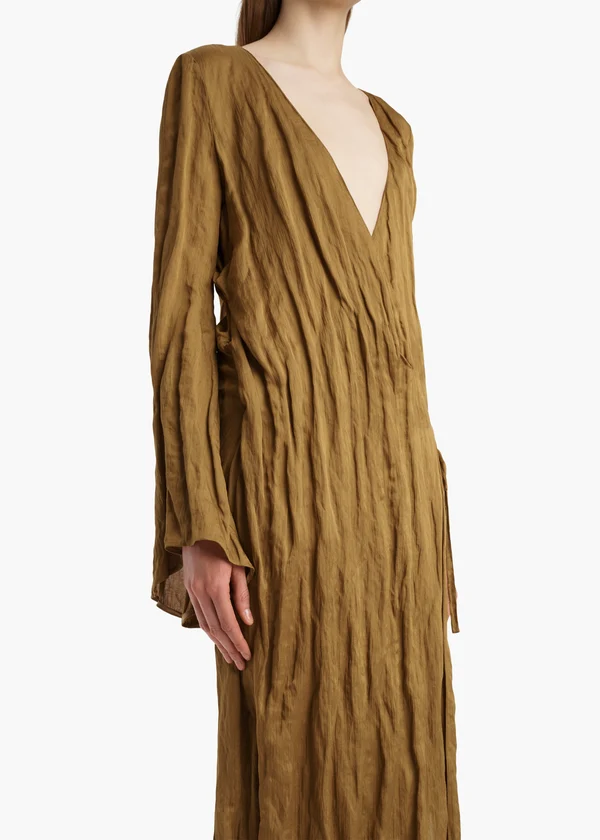 Rommi Dress in Golden Ochre
