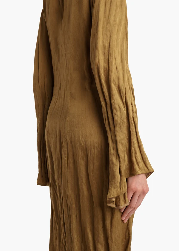 Rommi Dress in Golden Ochre