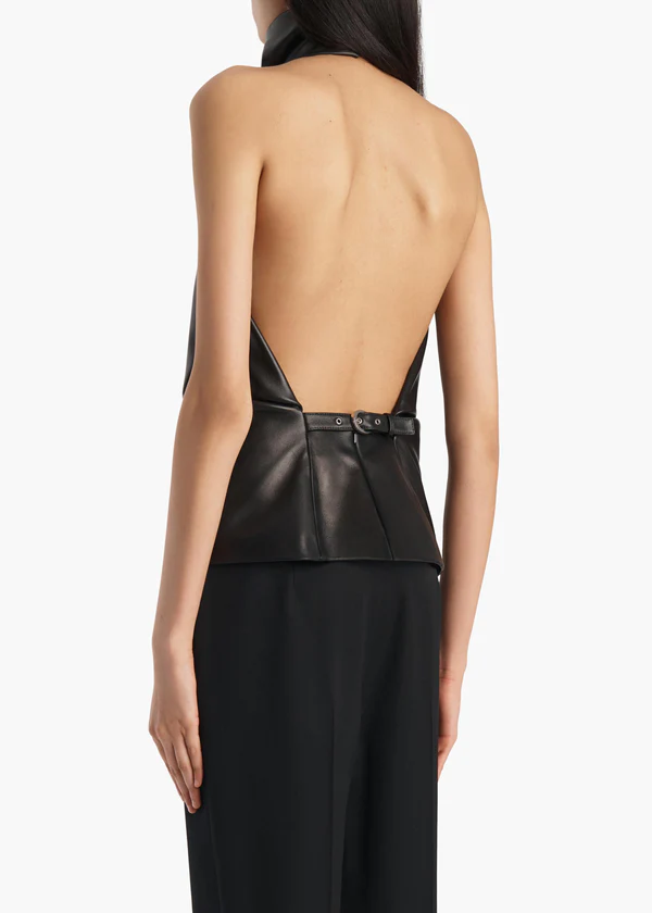 RONE TOP BLACK LEATHER 24871012 200 C