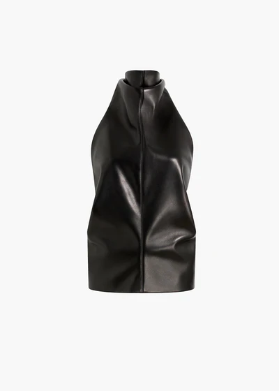 RONE TOP BLACK LEATHER 24871012 200 GHOST