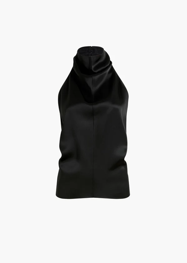 RONE TOP BLACK SATIN 24874120 200 GHOST