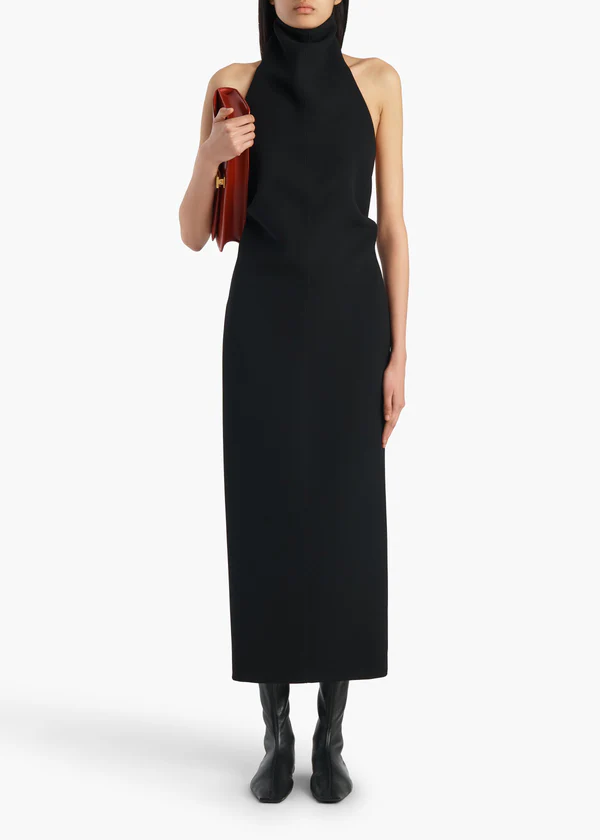 ROXANNE DRESS BLACK CREPE 56504114 200