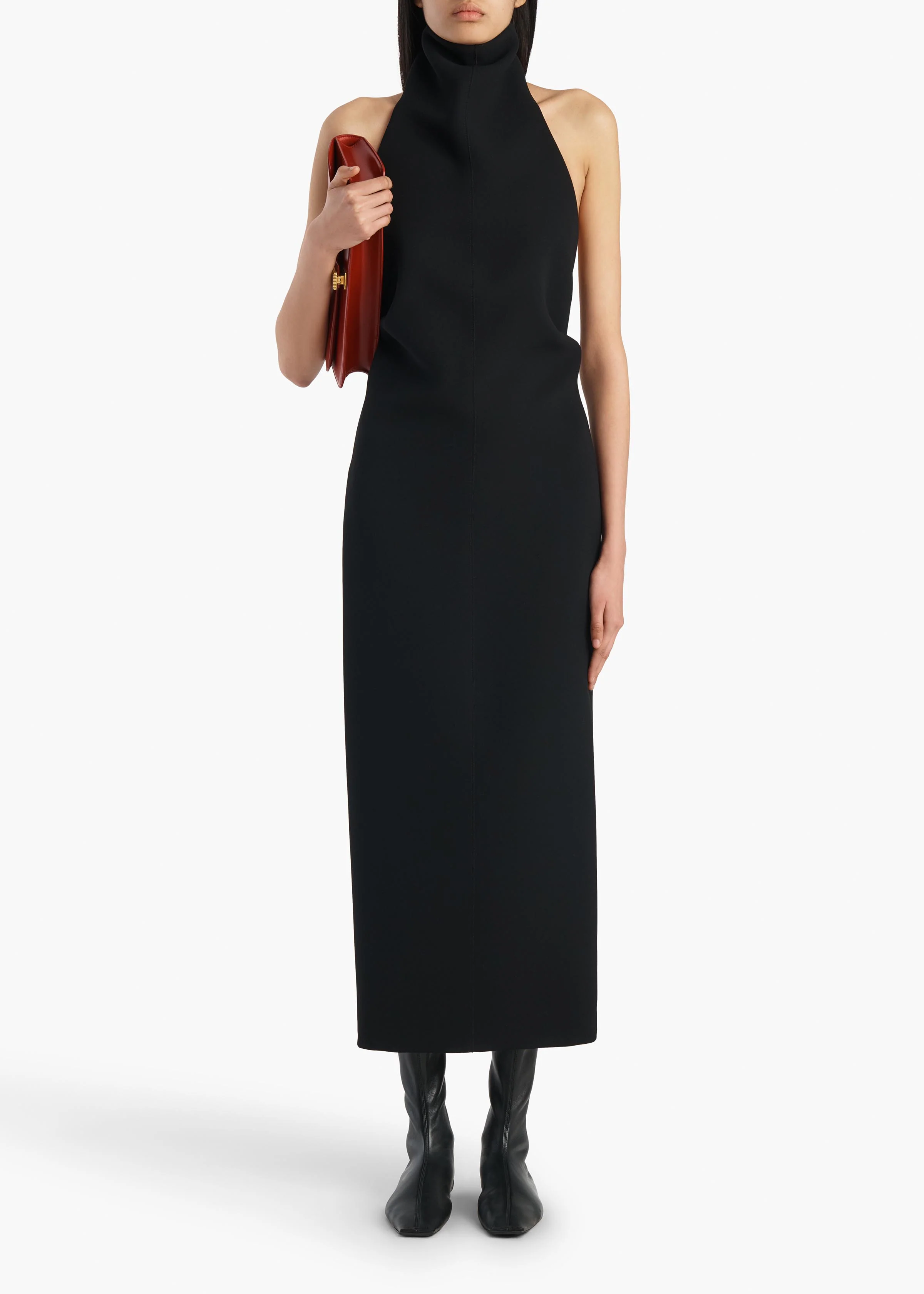 ROXANNE DRESS BLACK CREPE 56504114 200