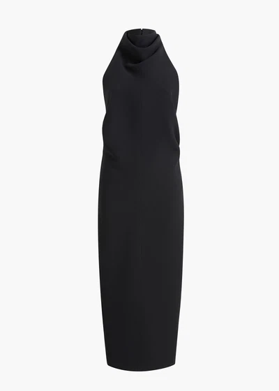 ROXANNE DRESS BLACK CREPE 56504114 200 GHOST