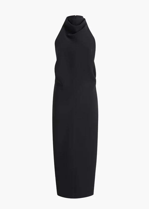 ROXANNE DRESS BLACK CREPE 56504114 200 GHOST