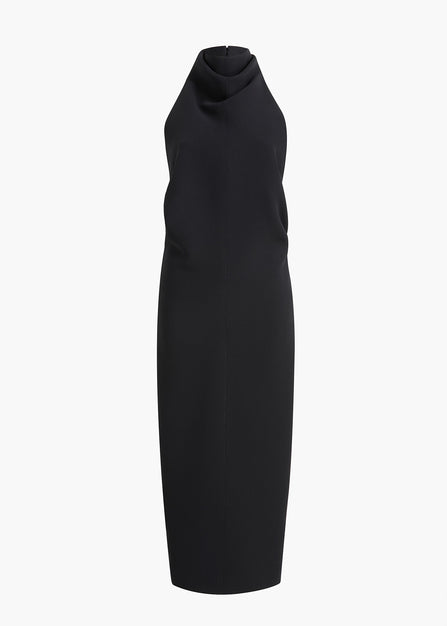 ROXANNE DRESS BLACK CREPE 56504114 200 GHOST