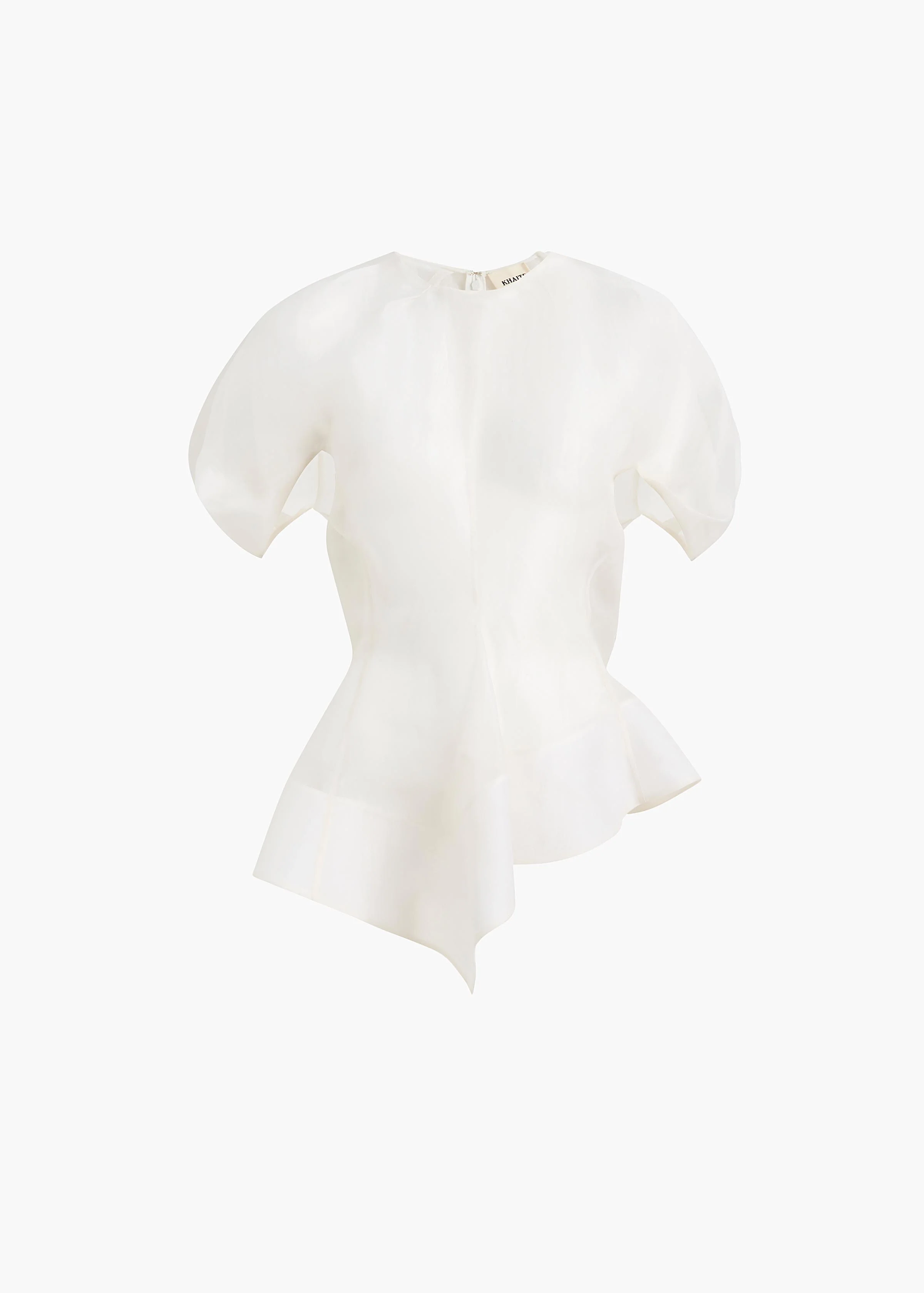 RUMI TOP CHALK CLOUD SILK 24893031 168 GHOST