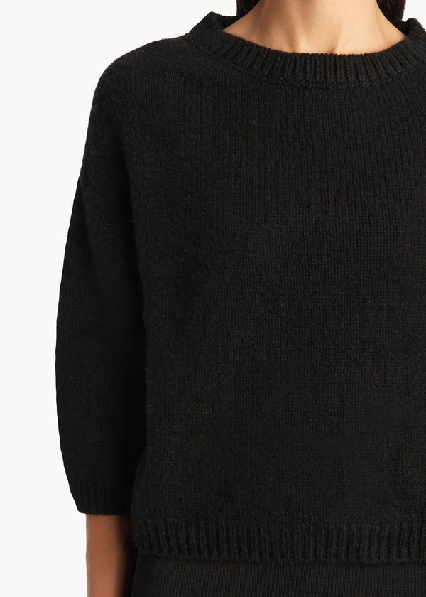 Sabina Sweater in Black DETAILED VIEW 1