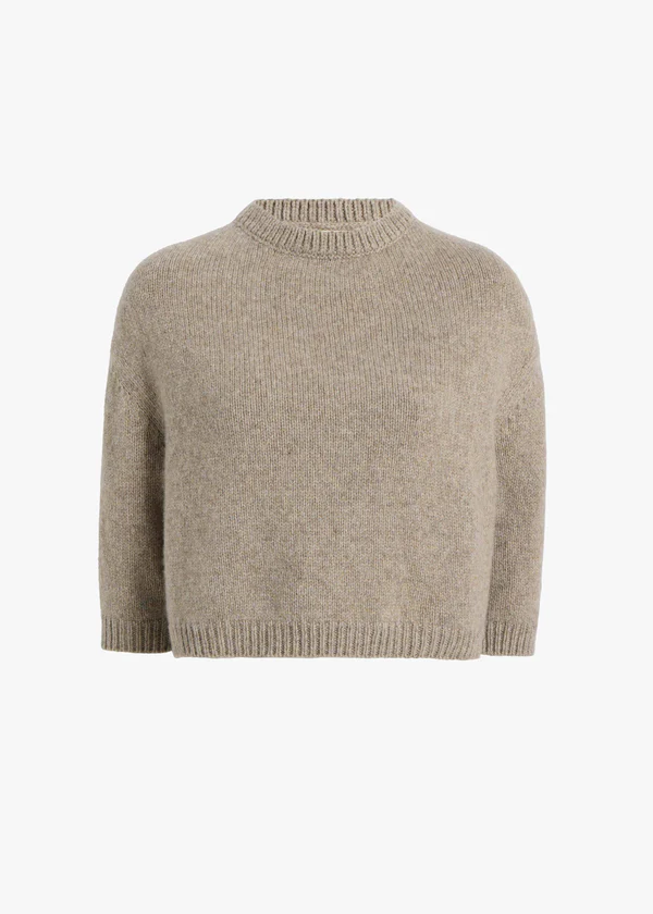Sabina Sweater in Sepia FLAT VIEW