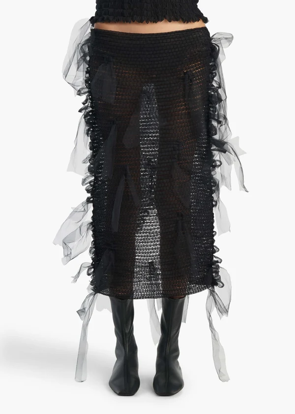 SIGNE SKIRT BLACK 18333465 200 B
