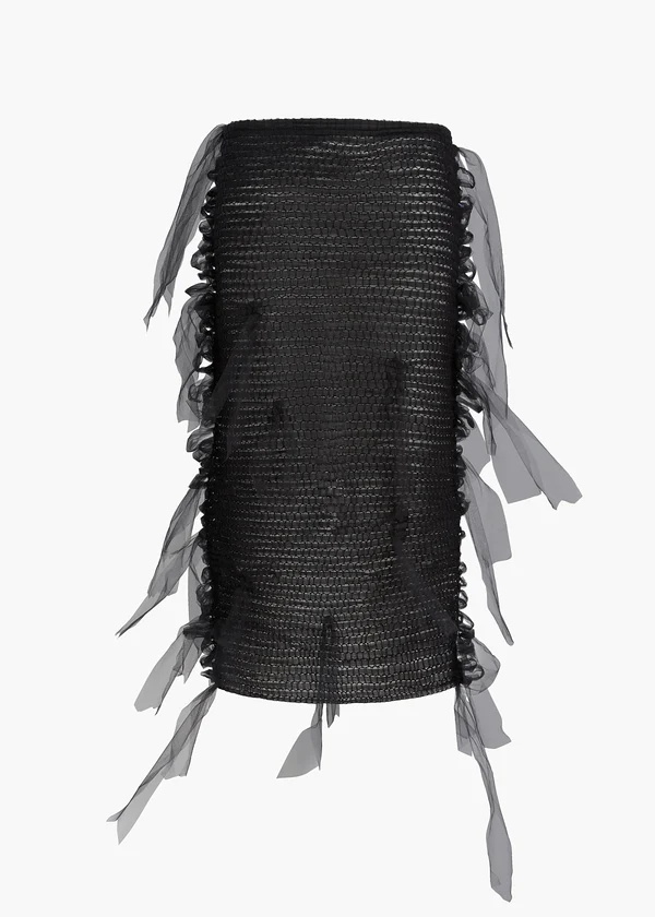 SIGNE SKIRT BLACK 18333465 200 GHOST