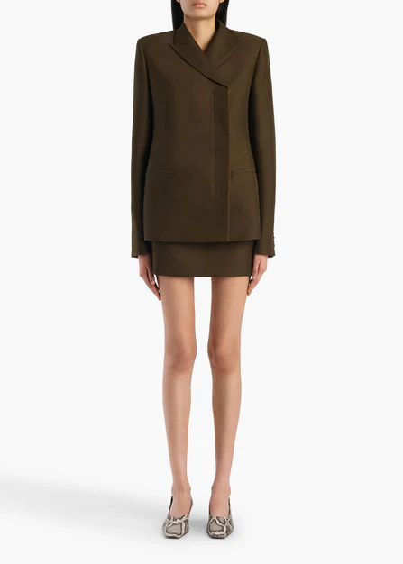 SILVANNAH JACKET DARK OLIVE 6180582 429 A STYLED