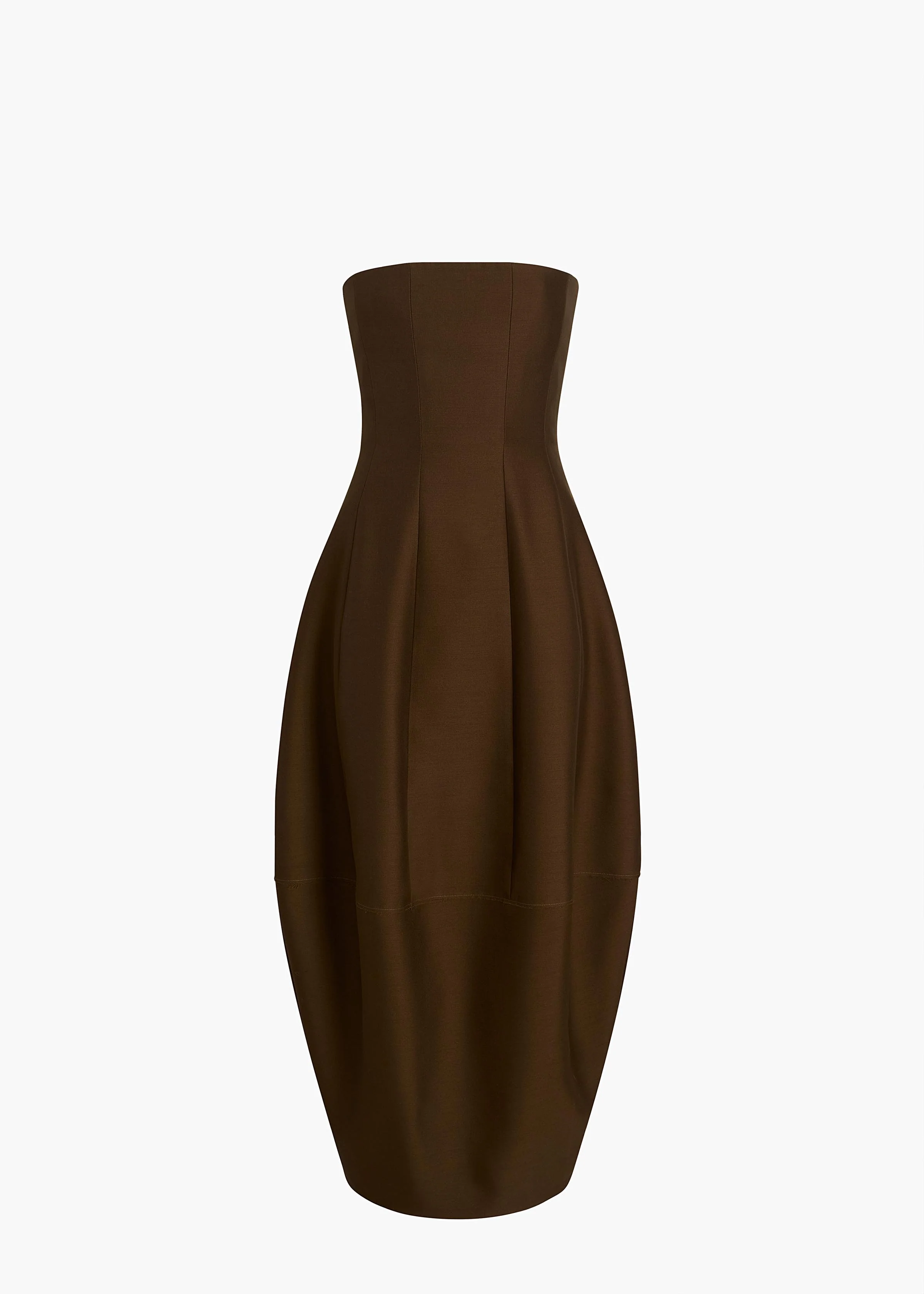 STELA DRESS DARK OLIVE 5651582 429 GHOST