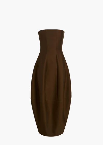 STELA DRESS DARK OLIVE 5651582 429 GHOST