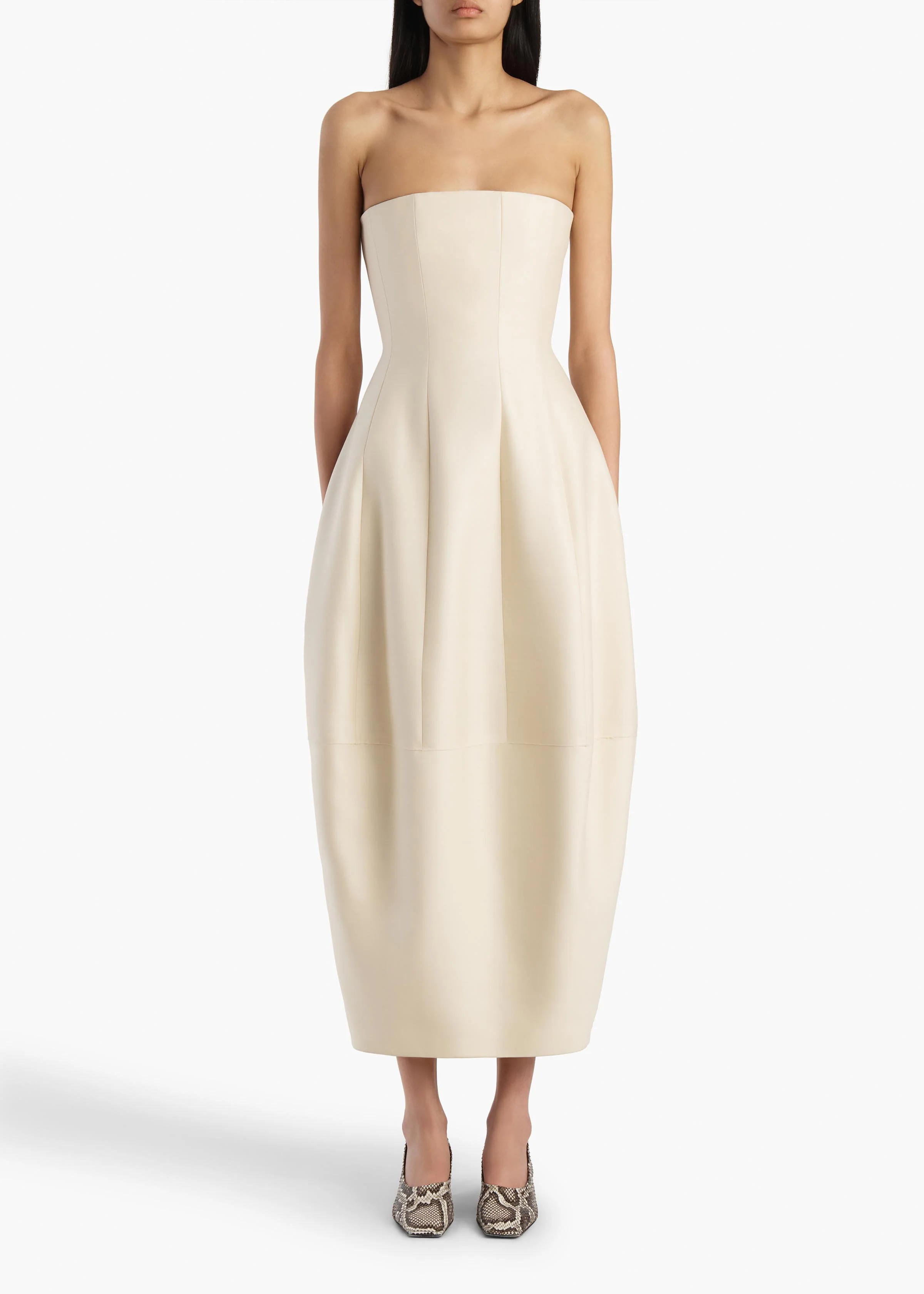 STELA DRESS IVORY GLOW 5651582 658 B