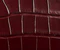 Cate Bag in Garnet Alligator swatch