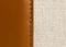 Blake Crossbody Bag in Dark Honey Leather with Natural Canvas swatch