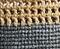 Billie Bucket Bag in Natural and Lead Raffia swatch