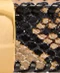 Benny Belt with Whipstitch in Python-Embossed Taupe and Gold swatch