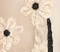 Argo Top in Tea Stain with Floral Bouquet Embroidery swatch
