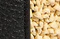 Small Augustina Crossbody Bag in Natural Raffia and Black Leather swatch