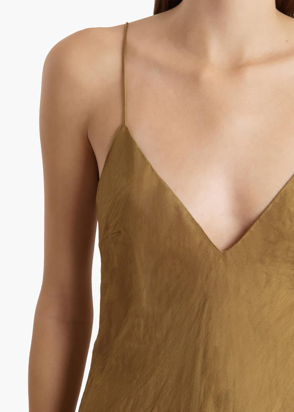 TAJA DRESS GOLDEN OCHRE 5595466 980 D