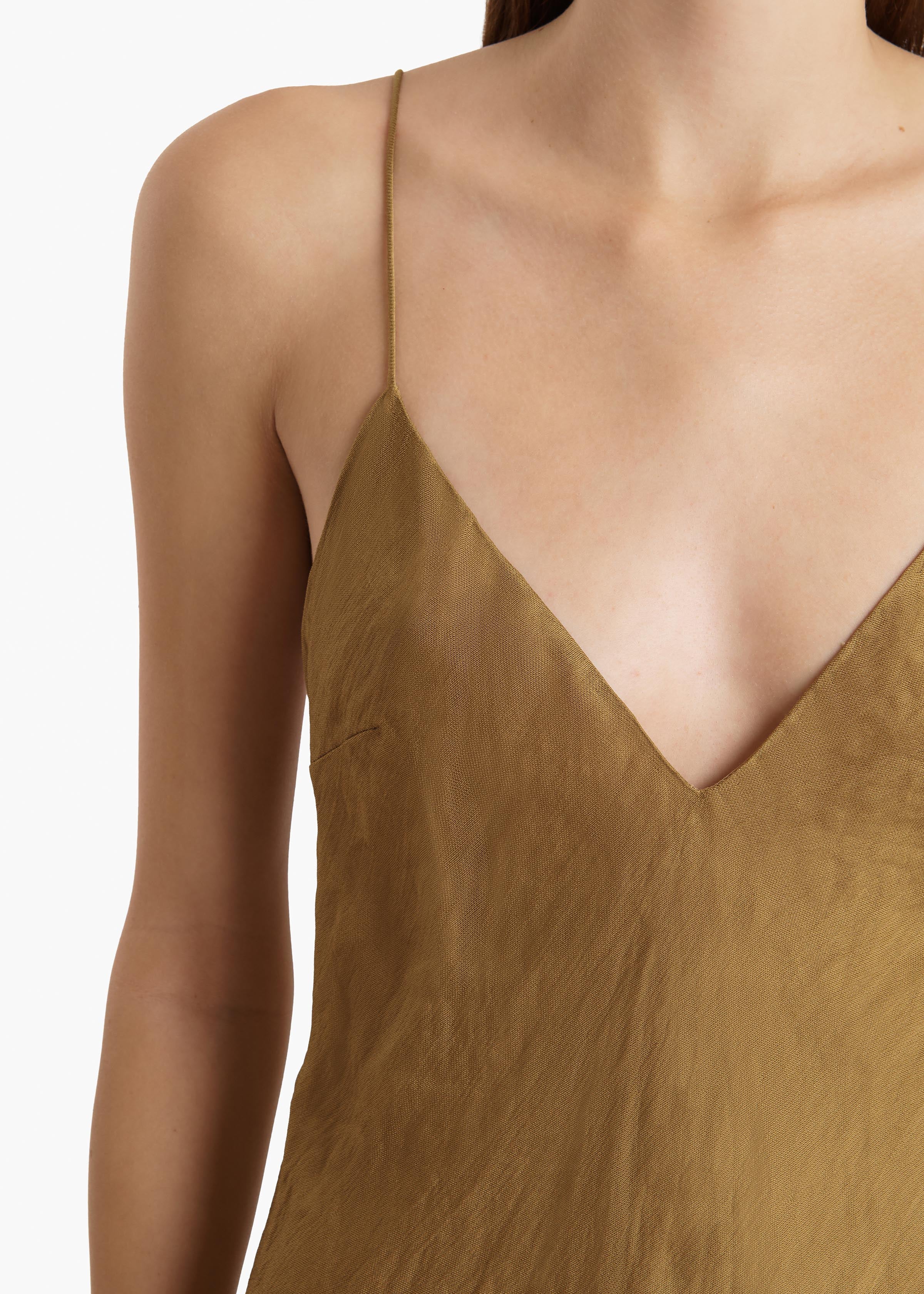 TAJA DRESS GOLDEN OCHRE 5595466 980 D