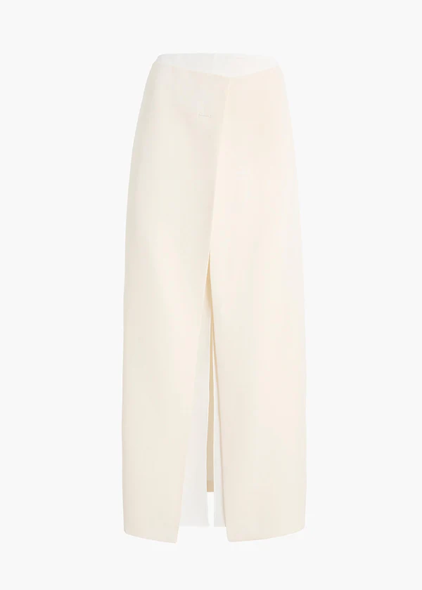 TAL SKIRT CREAM LINEN 4194232 103 GHOST