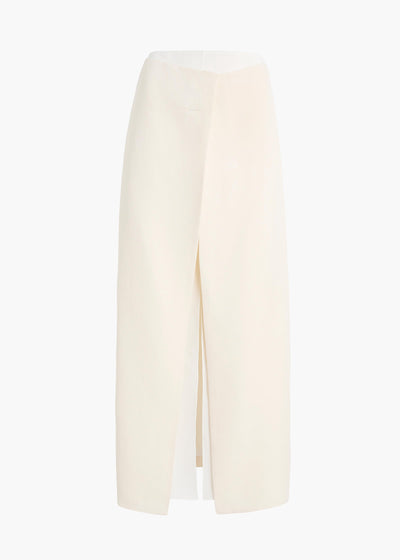 TAL SKIRT CREAM LINEN 4194232 103 GHOST