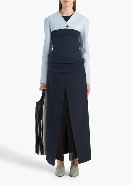 TAL SKIRT DARK NAVY 4194232 979 A STYLED