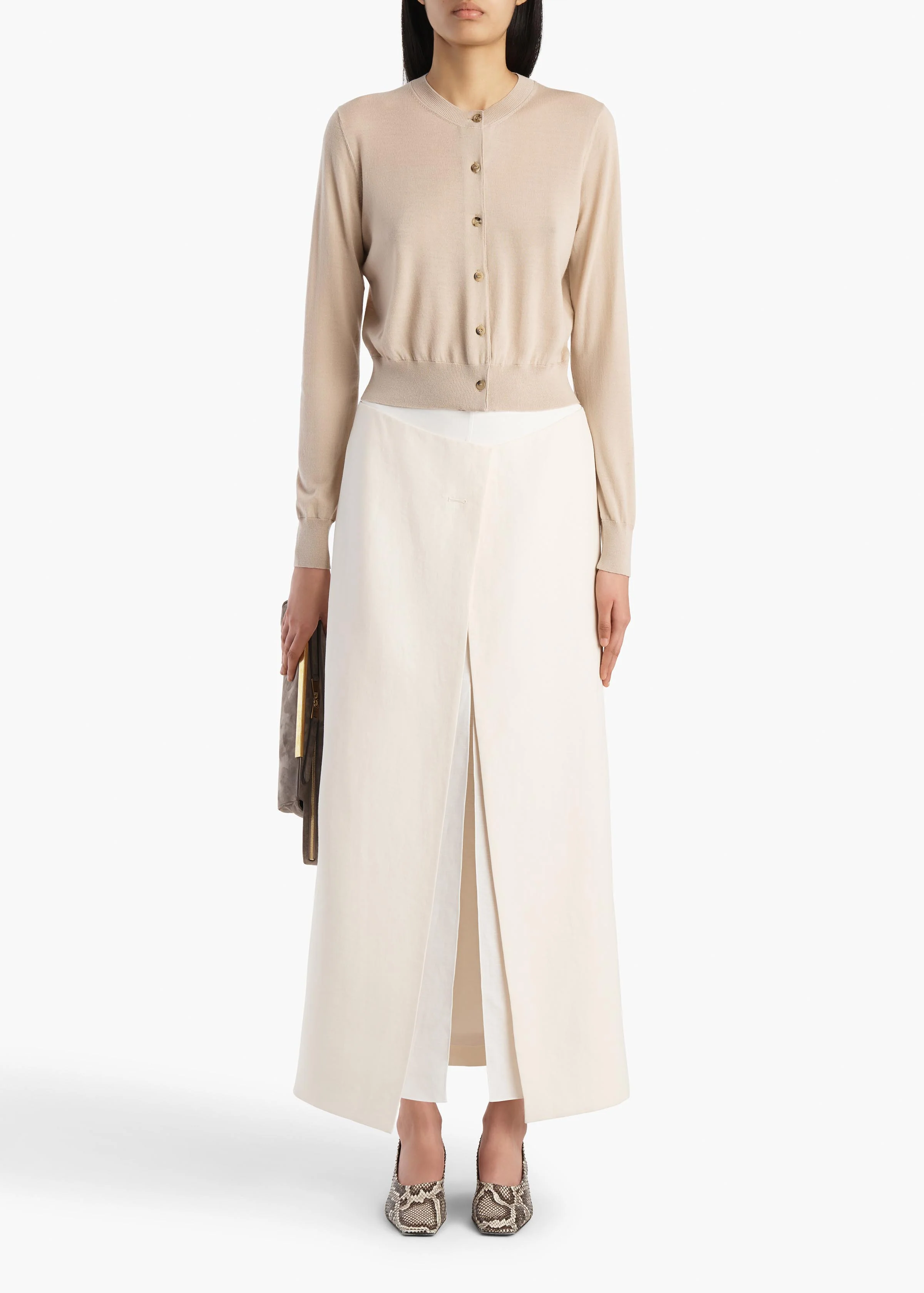 TANSY CARDIGAN SAND 18307736 912 A STYLED