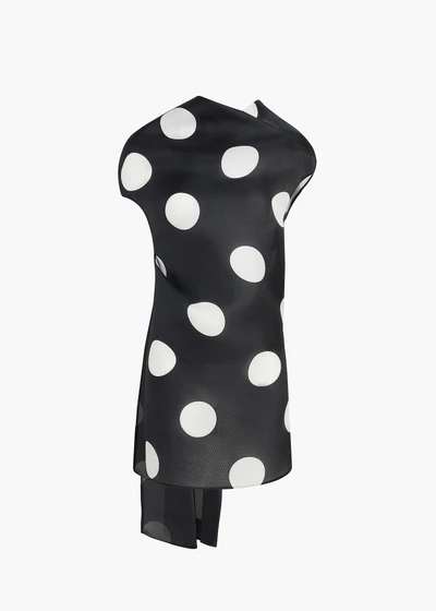TATIA DRESS LARGE DOT BLACK 56243020 661 GHOST