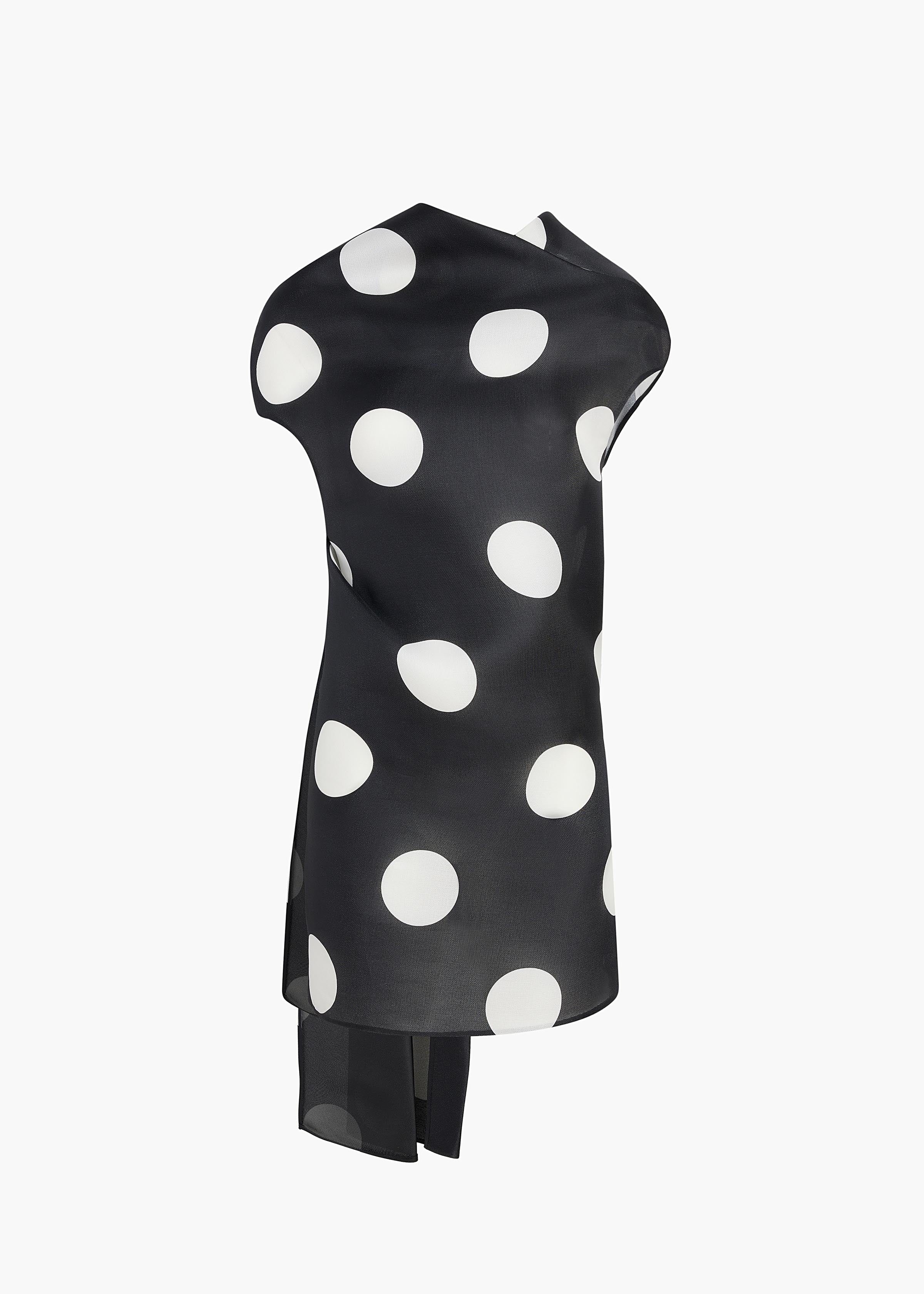 TATIA DRESS LARGE DOT BLACK 56243020 661 GHOST