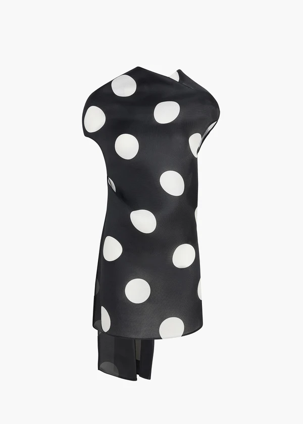 TATIA DRESS LARGE DOT BLACK 56243020 661 GHOST