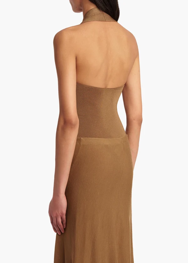 Toto Bodysuit in Carob BACK VIEW