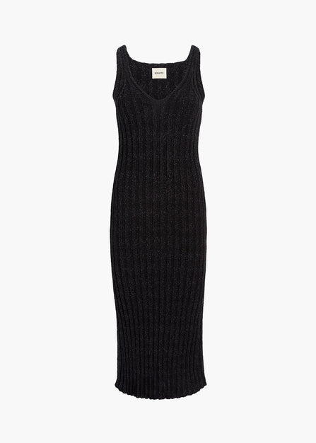 VAL DRESS BLACK 18313134 200 GHOST