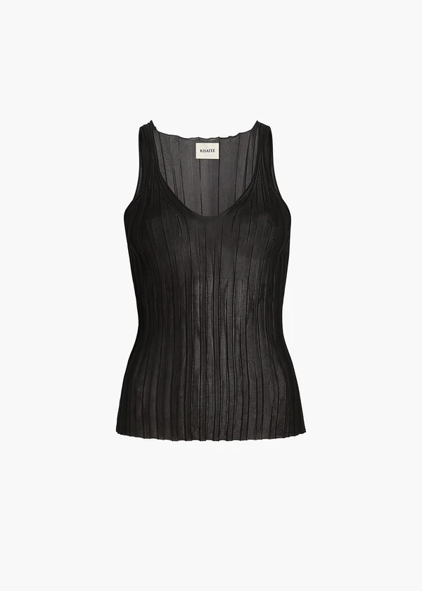 VAL TOP BLACK VISCOSE 18287429 200 GHOST