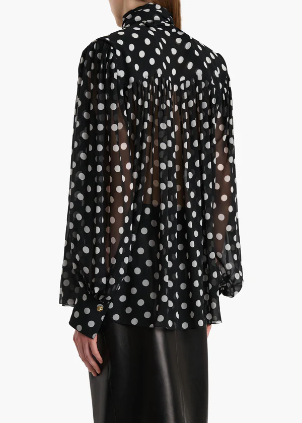 VALI TOP MEDIUM DOT BLACK 24603374 663 C